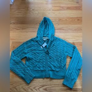 American eagle knitted zip up